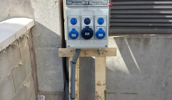 Cuadro eléctrico para luz de obra